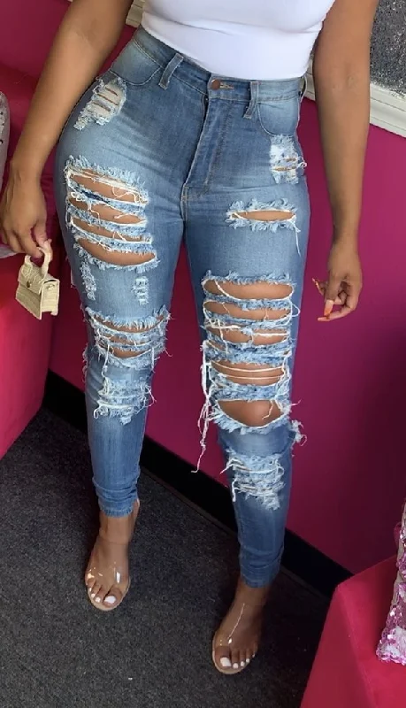 New Arrival High Waist Ripped Jeans For Women Fashion Trendy Stretch Jeans Casual Denim Pencil Pants S-2XL drop shipping Trendy Cut-Off Denim Shorts New Arrival High Waist Ripped Jeans For Women Fashion Trendy Stretch Jeans Casual Denim Pencil Pants S-2XL drop shipping Trendy Cut-Off Denim Shorts