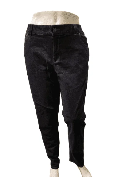 Lane Bryant women's denim blue jeans size 22 avg Elegant High-Waisted Flared Jeans