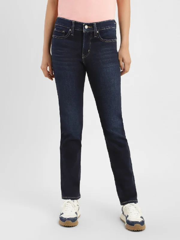 Women's Mid Rise 312 Slim Fit Jeans Chic Faded Blue Jeans