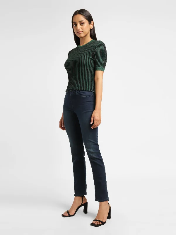 Women's Mid Rise 312 Slim Fit Jeans Comfortable Stretch Denim Jeans