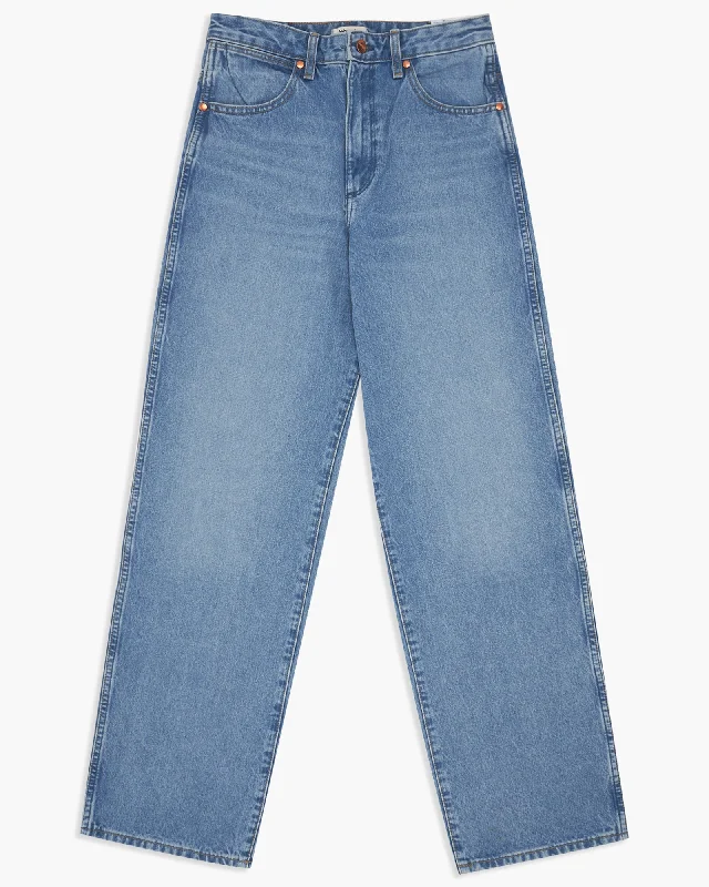 Wrangler Womens Mom Relaxed Fit Jeans - In Control Elegant Tapered Leg Denim