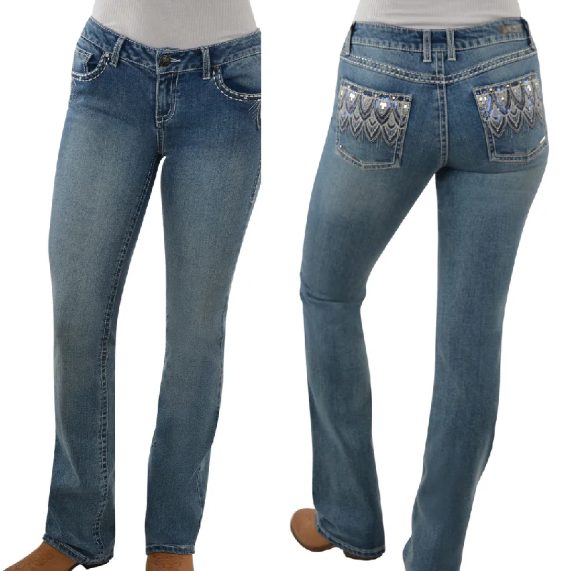 Wrangler Womens Rock 47 Jerry Low-Rise Bootcut Jeans -34" Leg Stylish Plus Size Denim Jeans Wrangler Womens Rock 47 Jerry Low-Rise Bootcut Jeans -34" Leg Stylish Plus Size Denim Jeans